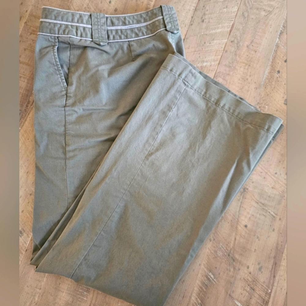Womens Green Gap Pants in LONG